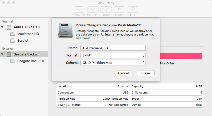 which usb format for mac